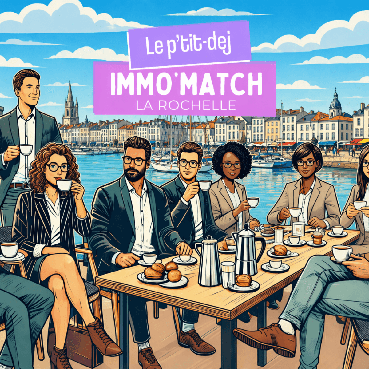 Le p'tit-dèj Immo'Match #01 - LA ROCHELLE